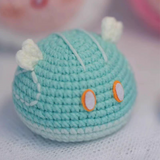 HANDMADE --Cute Genshin Impact Slime Plush Keychain - Adorable Yarn Doll Decoration