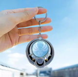 Genshin Impact Song of the Welkin Moon Nod-Krai Moon Wheel Vision Collection Cosplay Keychain Pyro Hydro Dendro Electro Anemo Cryo Geo