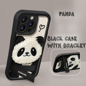 Cute Panda iPhone Case with Stand - Adorable Design for your Phone