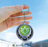 Genshin Impact Song of the Welkin Moon Nod-Krai Moon Wheel Vision Collection Cosplay Keychain Pyro Hydro Dendro Electro Anemo Cryo Geo