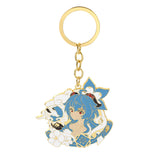 Genshin Impact Metal Keychain Ayaka Ganyu Kazuha Yoimiya