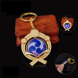 Inazuma Element Eye of God Genshin Impact Vision Collection Cosplay Keychain Pyro Hydro Dendro Electro Anemo Cryo Geo Visions