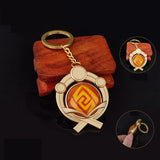 Inazuma Element Eye of God Genshin Impact Vision Collection Cosplay Keychain Pyro Hydro Dendro Electro Anemo Cryo Geo Visions