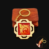 Liyue Element Eye of God Genshin Impact Vision Collection Cosplay Keychain Pyro Hydro Dendro Electro Anemo Cryo Geo Visions