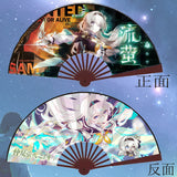 Genshin Impact Folding Hand Fans: A Must-Have for Cosplay Collectors Furina,Nahida, Wanderer,Ayaka