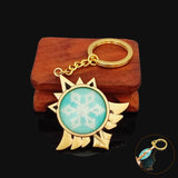 Mondstadt Element Eye of God Genshin Impact Vision Collection Cosplay Keychain Pyro Hydro Dendro Electro Anemo Cryo Geo Visions