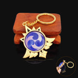 Mondstadt Element Eye of God Genshin Impact Vision Collection Cosplay Keychain Pyro Hydro Dendro Electro Anemo Cryo Geo Visions