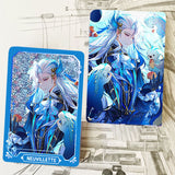 Neuvillitte laser quicksand card--Genshin Impact Game peripheral Stand Figure Model Acrylic Desktop Decor