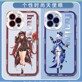 Genshin Furina angel eye phone case For IPhone 13 14 15 pro phonecase