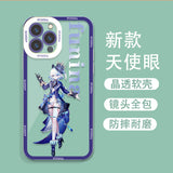 Genshin Furina angel eye phone case For IPhone 13 14 15 pro phonecase