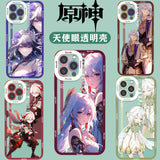 Genshin Furina angel eye phone case For IPhone 13 14 15 pro phonecase