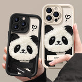 Cute Panda iPhone Case with Stand - Adorable Design for your Phone