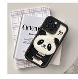 Cute Panda iPhone Case with Stand - Adorable Design for your Phone