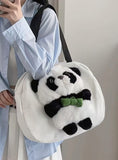 Cute Panda Canvas Shoulder Bag - Adorable Panda Bag for You