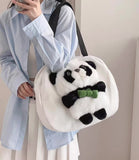 Cute Panda Canvas Shoulder Bag - Adorable Panda Bag for You