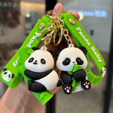 Lovely Panda Phone Hanger and Keychain