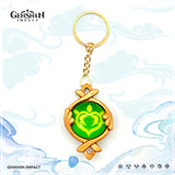 Fontaine Element Eye of God Genshin Impact Vision Collection Cosplay Keychain Pyro Hydro Dendro Electro Anemo Cryo Geo Visions