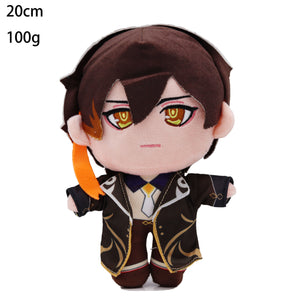 Cute Genshin Impact Character Plush Toys-Zhongli Xiao Hutao Ganyu Kazuha Wanderer