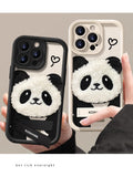 Cute Panda iPhone Case with Stand - Adorable Design for your Phone