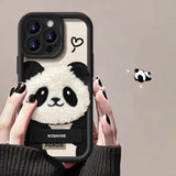 Cute Panda iPhone Case with Stand - Adorable Design for your Phone